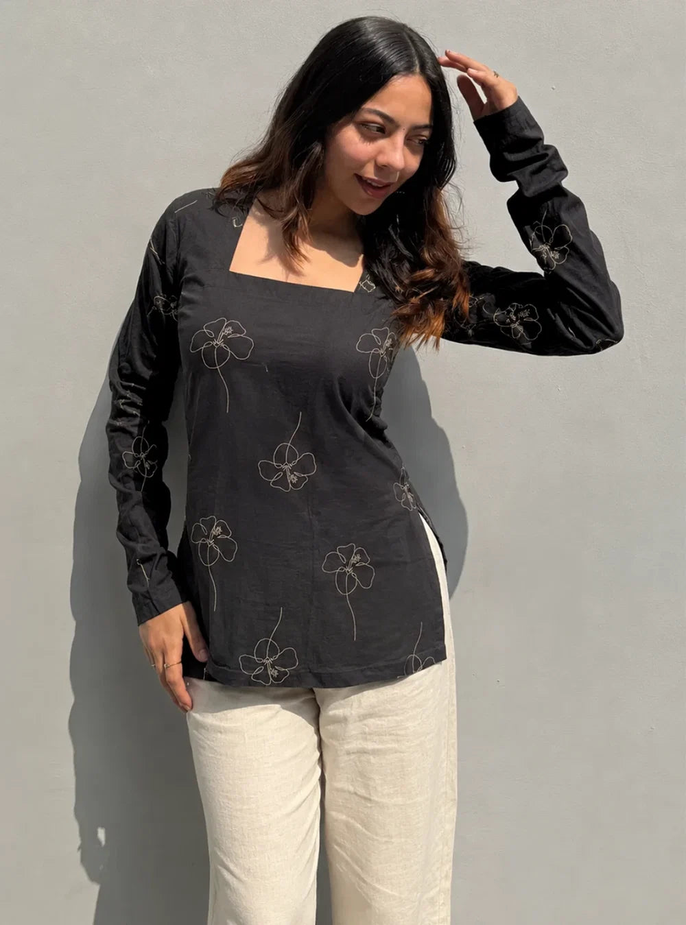 Elegant Printed Short Kurti for Women – Stylish Indian Ethnic Wear for Casual and Festive Looks