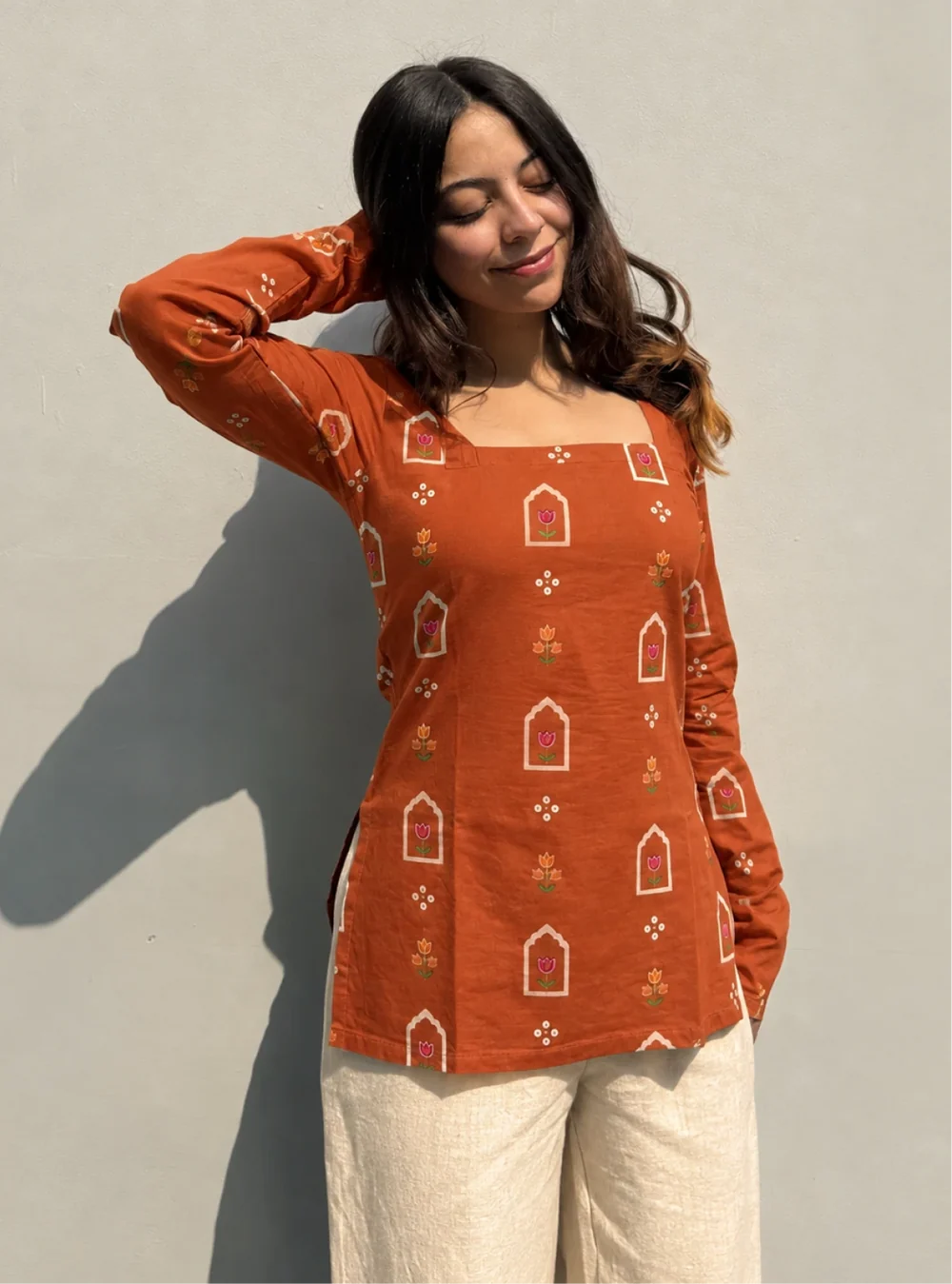 Stylish Women’s Short Kurti – Trendy Indian Ethnic Wear for Casual, Office & Festive Looks
