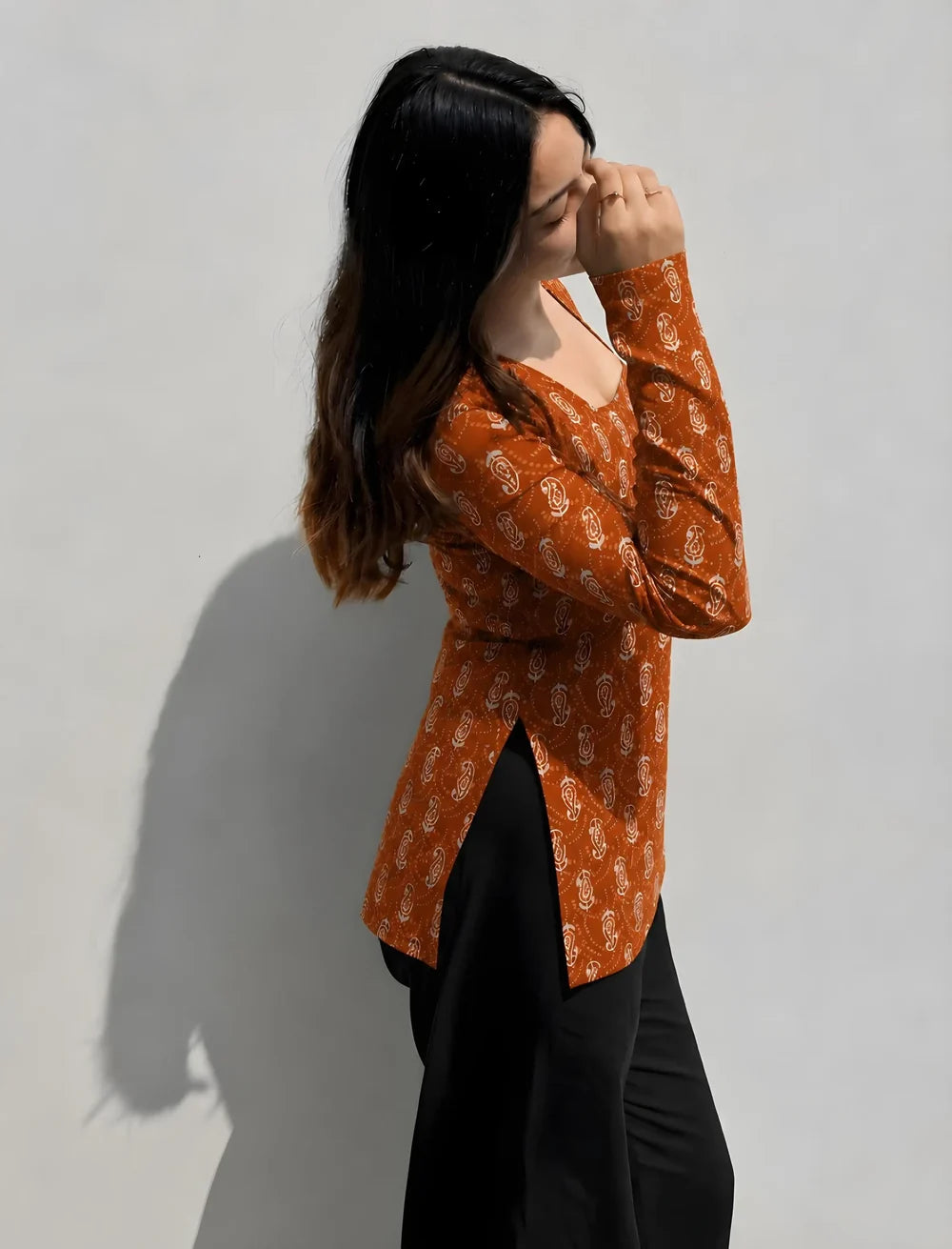 Stylish Ethnic Short Kurti for Women – Elegant Fashion Wear for Casual, Office and Festive Occasions
