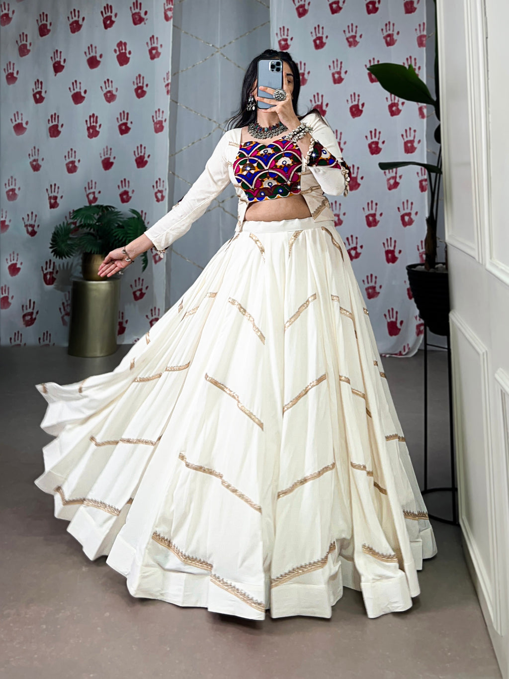 Designer Semi-Stitched Tussar Silk Lehenga Choli | Printed Blouse & Matching Dupatta | Elegant for Wedding, Festival, Reception & Party