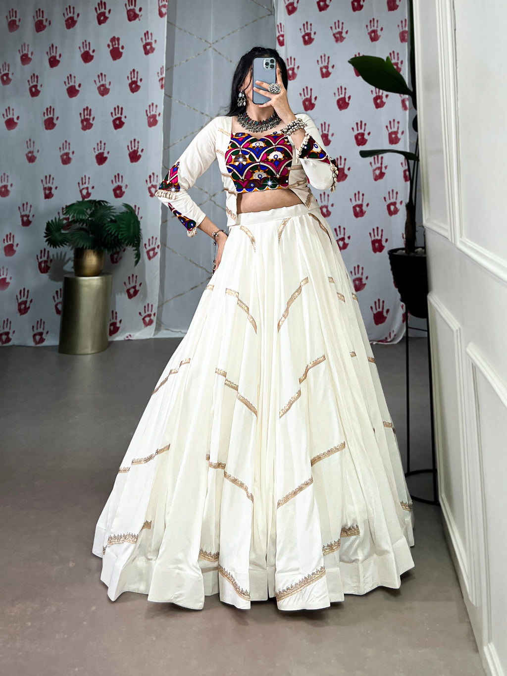 Designer Semi-Stitched Tussar Silk Lehenga Choli | Printed Blouse & Matching Dupatta | Elegant for Wedding, Festival, Reception & Party