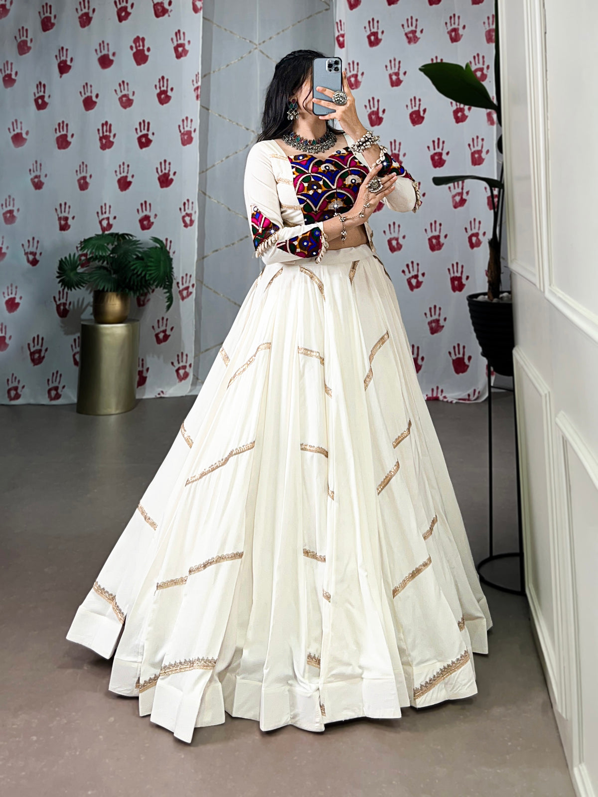 Designer Semi-Stitched Tussar Silk Lehenga Choli | Printed Blouse & Matching Dupatta | Elegant for Wedding, Festival, Reception & Party