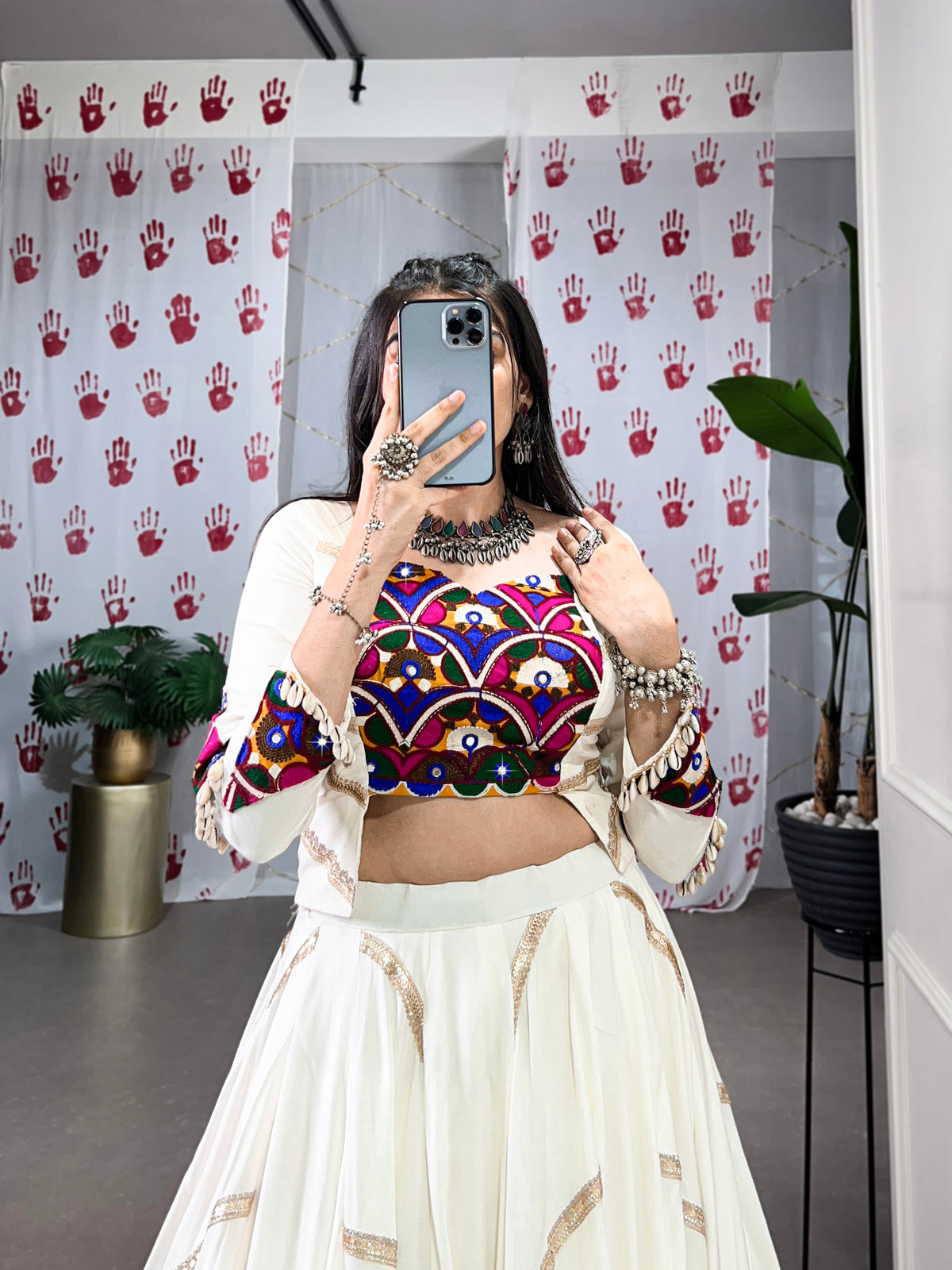Designer Semi-Stitched Tussar Silk Lehenga Choli | Printed Blouse & Matching Dupatta | Elegant for Wedding, Festival, Reception & Party