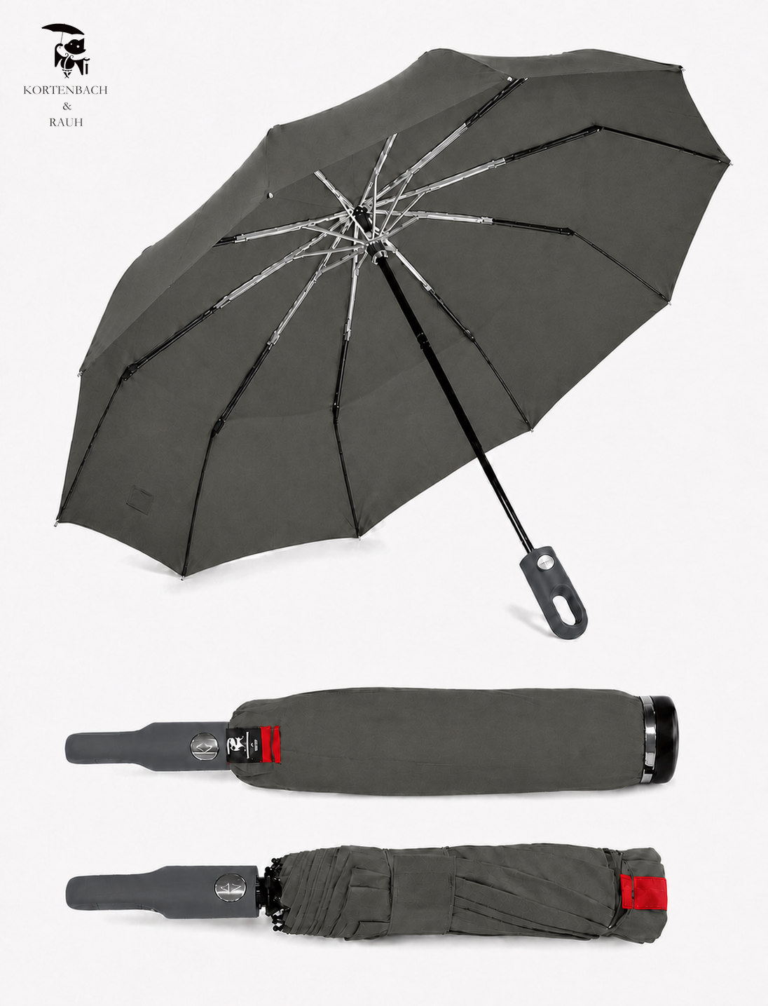 Smart Waterproof Umbrella with Hidden Cover, Premium Compact Waterproof – No-Drip Cover