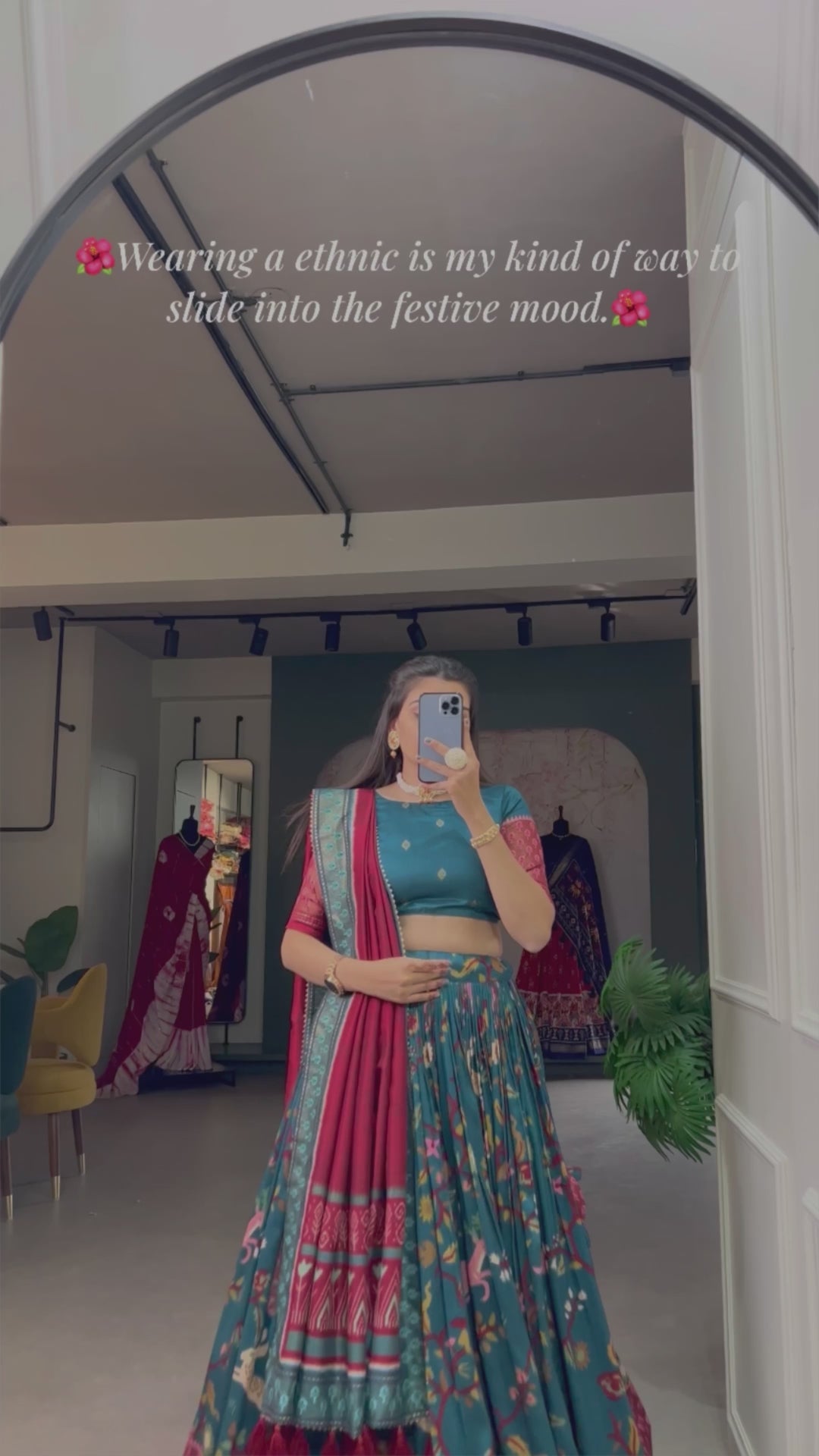 Designer Semi-Stitched Tussar Silk Lehenga Choli | Printed Blouse & Matching Dupatta | Elegant for Wedding, Festival, Reception & Party